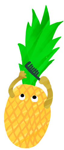 パイナップルのイラスト